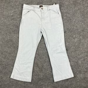 Lee Jeans Womens 12M‎ Light Wash Flare Leg High Rise Denim Vintage Distressed